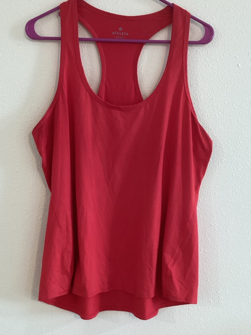 Athleta Women's Bright Red Racerback Tank
